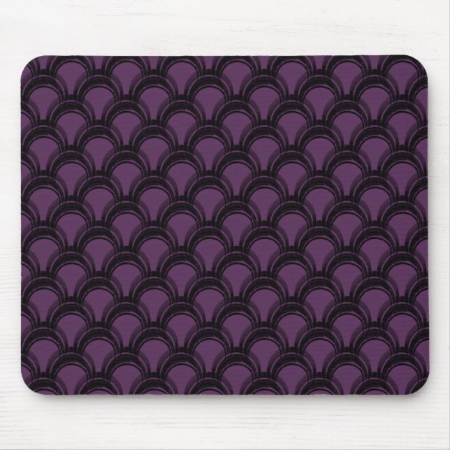 Ultramodern Glamor Mousepad, Eggplant Musmatta (Framsidan)