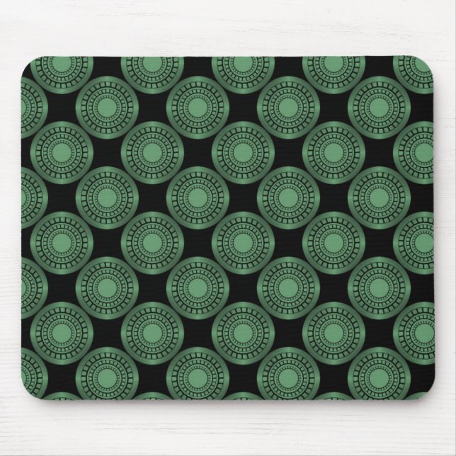 Ultramodern Perfection Mousepad, Grönten Klöver Musmatta (Framsidan)