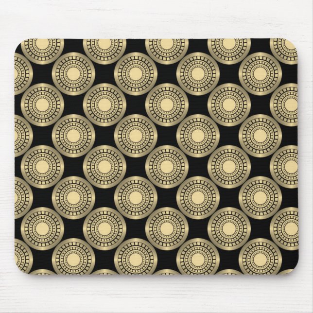 Ultramodern Perfection Mousepad, Guld Musmatta (Framsidan)