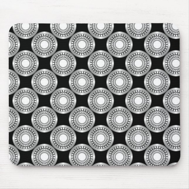 Ultramodern Perfection Mousepad, Silver Musmatta (Framsidan)