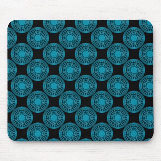 Ultramodern Perfection Mousepad, Teal Musmatta (Framsidan)