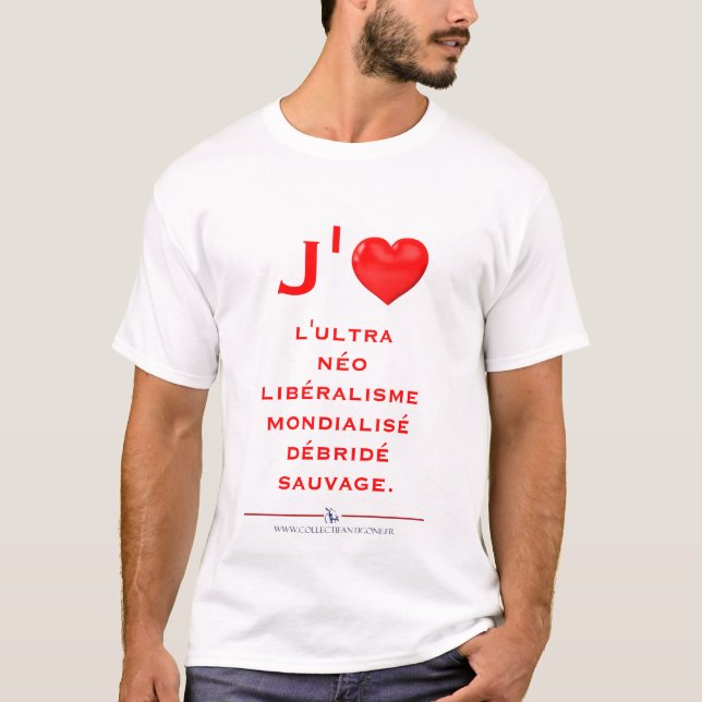 ultranéolibéralisme t shirt (Framsida)
