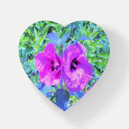 Ultrareviolett plommon Crazy Lila Hibiscus Flowers