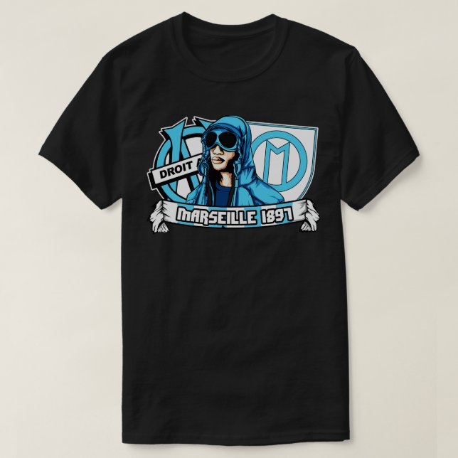 ultras Marseille 1 T Shirt (Design framsida)