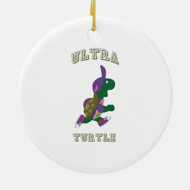 Ultrasköldpadda Julgransprydnad Keramik (Baksidan)