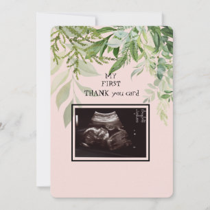 Ultrasound Girl Tack Baby Point of View Kort