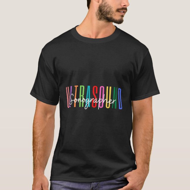 Ultrasound Sonographer Radiology Tech Vaskcular So T Shirt (Framsida)