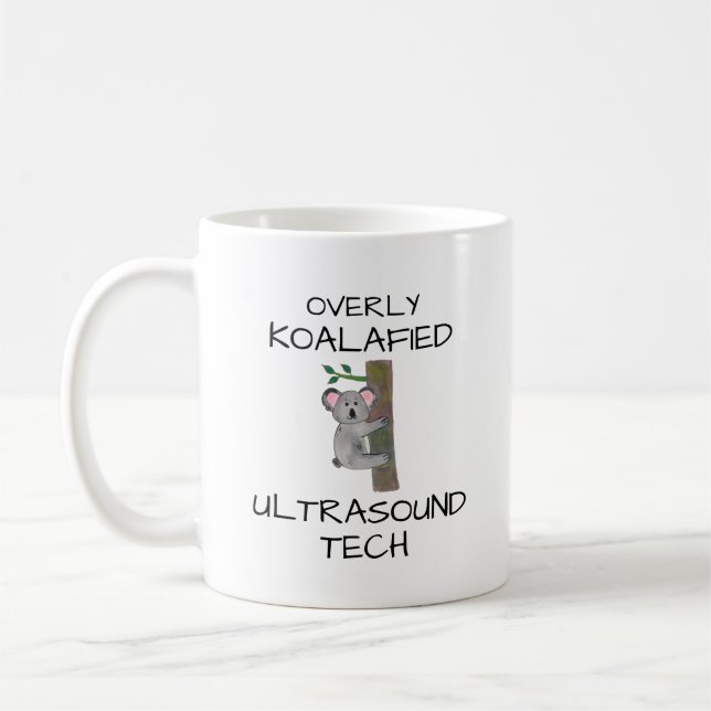 Ultrasound Tech Sonographer Gift Kaffemugg (Vänster)