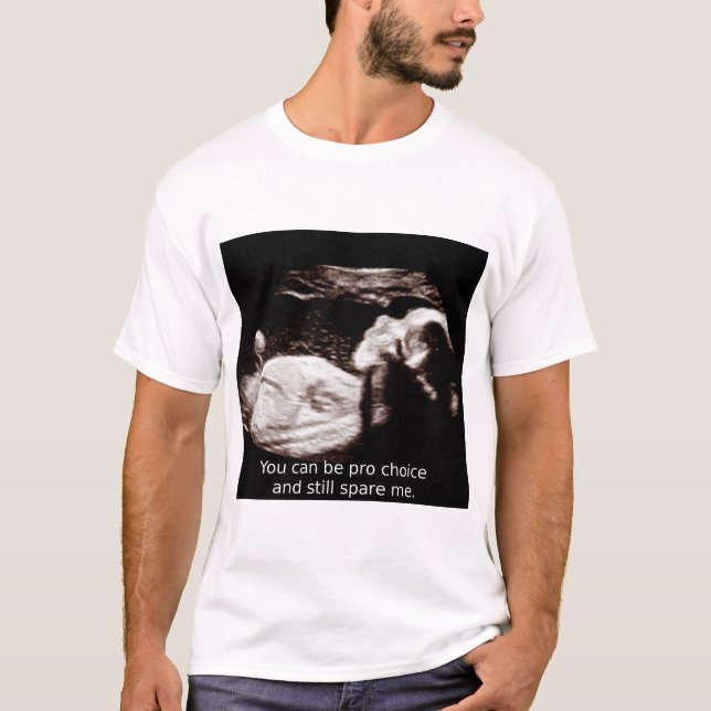 Ultrasoundabort: Pro primat och stilla sparar mig T Shirt (Framsida)