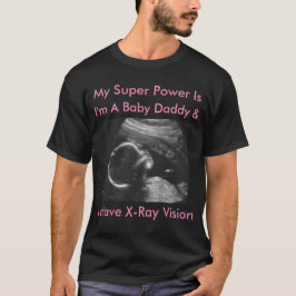 Ultrasoundbildtoppen driver babypappaskjortan tee