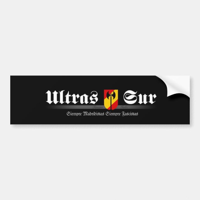 ultrassur Ultras Sur Real Madrid Bildekal (Framsidan)