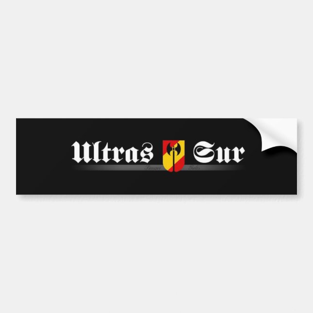 ultrassur Ultras Sur Real Madrid Bildekal (Framsidan)