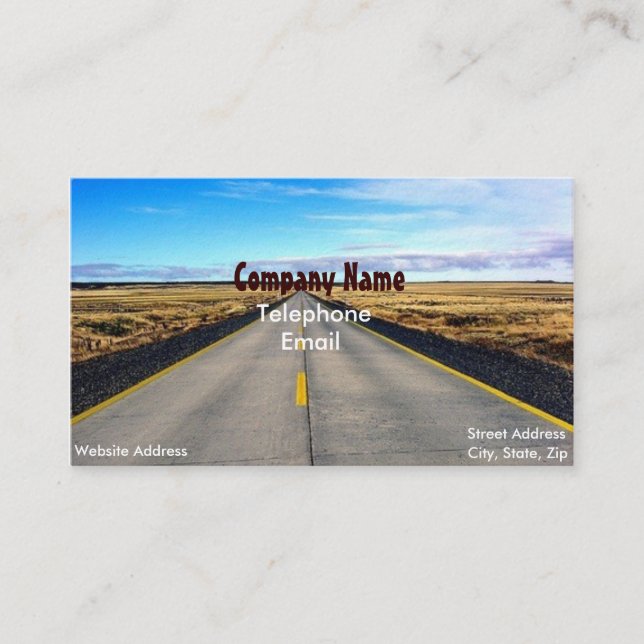 Ultratunn Affärskort Pack - Anpassade Visitkort (Framsida)