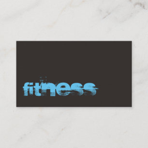 Ultratunn Grått Fitness Sport Affärskort Visitkort