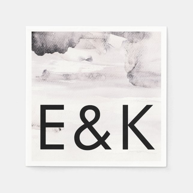 Ultratunn könsneutral Bröllop Pappersservett (Framsidan)