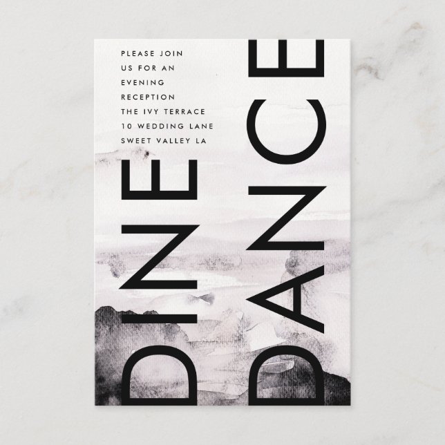 Ultratunn könsneutral Bröllop Tilläggskort (Framsida)