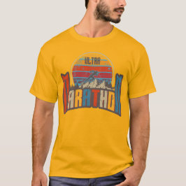 Ultratunn marathon, extrem körning t shirt