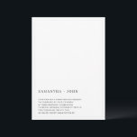 Ultratunn, minimal estetisk Bröllop Inbjudningar<br><div class="desc">Ultratunna,  minimala invigningskort för estetiskt bröllop. Mycket ömtåligt gräns kan anpassas efter bran. Svartvit. Helt anpassade.</div>