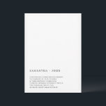 Ultratunn, minimal estetisk Bröllop Inbjudningar<br><div class="desc">Ultratunna,  minimala invigningskort för estetiskt bröllop. Mycket ömtåligt gräns kan anpassas efter bran. Svartvit. Helt anpassade.</div>