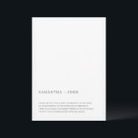 Ultratunn, minimal, estetiskt ljus Bröllop Inbjudningar<br><div class="desc">Inbjudningskort för ultratunn och minimal asetisk ljusglimt. Mycket ömtåligt gräns kan anpassas efter bran. Svartvit. Helt anpassade. Den här designen har en ljusare text än den ursprungliga malldesignen.</div>