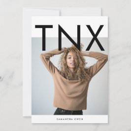 Ultratunn modern stor TNX enkel Student Tack Kort