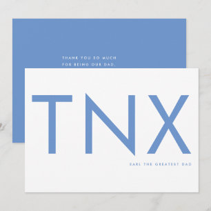 Ultratunn modig Baby blue Tack Fars dag