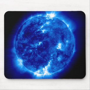UltraViolet Reflection in Blue Mousepad Musmatta