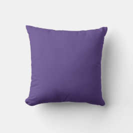Ultraviolet Solid Färg Pillow Kudde