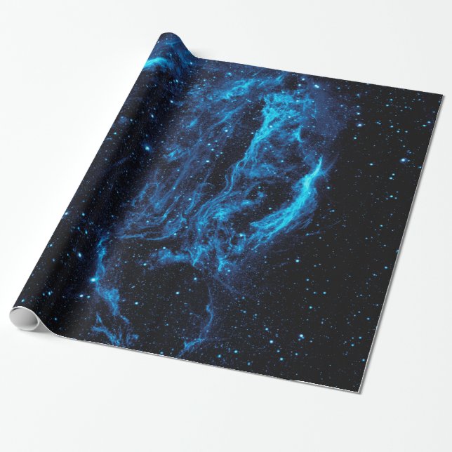 Ultraviolett bild av Cygnus Loop Nebula Presentpapper (Utrullad)