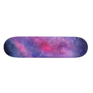 Ultraviolett galax mini skateboard bräda 18,5 cm