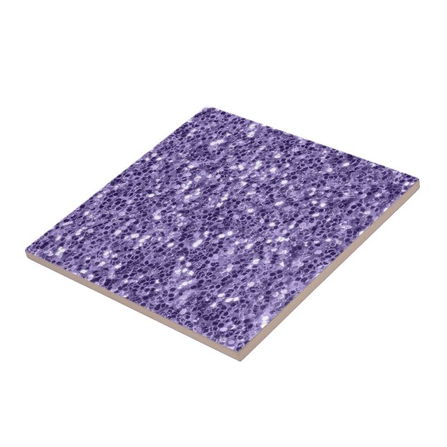 Ultraviolett lila glitter-miniatyrdiagram kakelplatta (Sidan)