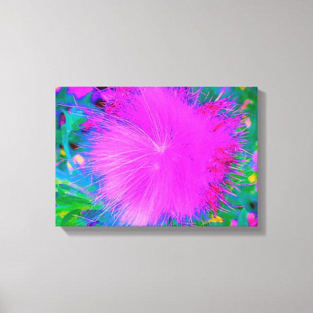 Ultraviolett Lila Milkweed Canvastryck (Framsida)