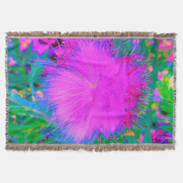 Ultraviolett Lila Milkweed Filt