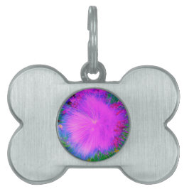 Ultraviolett Lila Milkweed ID-bricka Husdjur