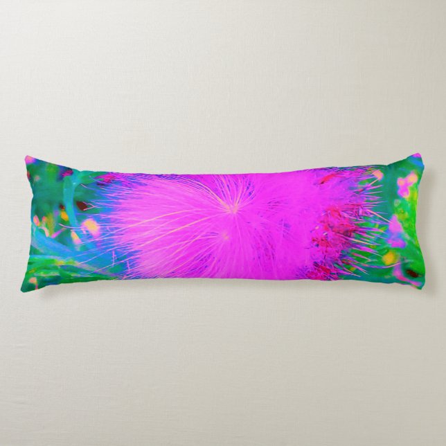 Ultraviolett Lila Milkweed Kroppskudde (Framsidan)