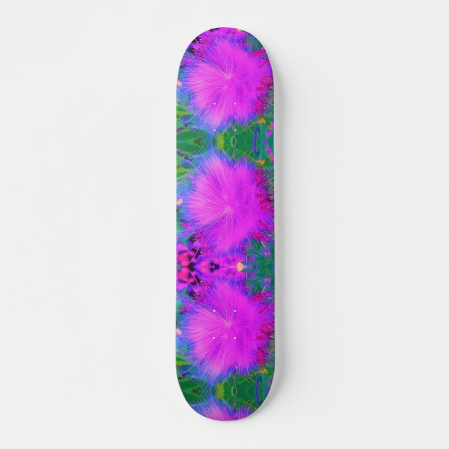 Ultraviolett Lila Milkweed Mini Skateboard Bräda 18,5 Cm (Framsida)