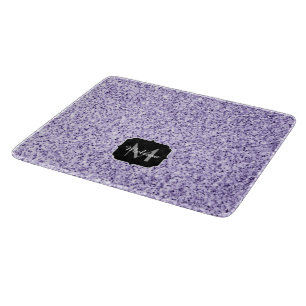 Ultraviolett ljus lila glitter gnistra Monogram