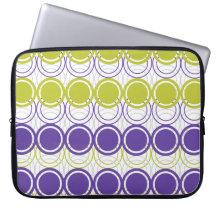 Ultraviolett och grönt cirklar