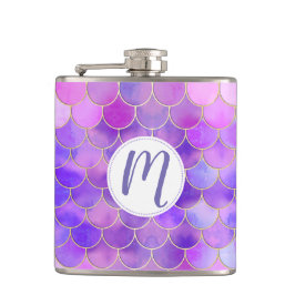 Ultraviolett och Guld Sjöjungfru Mönster Fickplunta