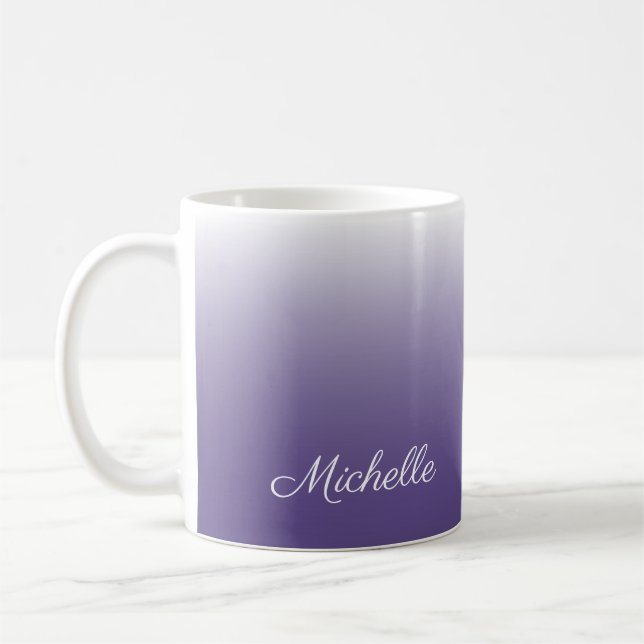 Ultraviolett övertoning för personlig kaffemugg (Vänster)
