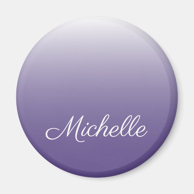 Ultraviolett övertoning för personlig magnet (Framsidan)