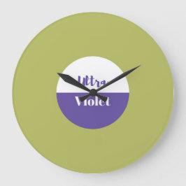 Ultraviolett pantone 2018-design stor klocka