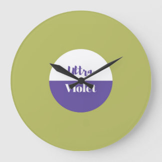 Ultraviolett pantone 2018-design stor klocka