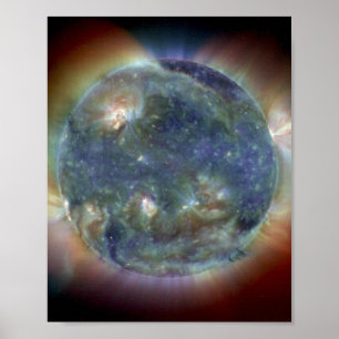 Ultraviolett solNASA för ytterlighet Poster