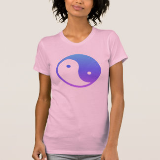 Ultraviolett Yin Yang T-tröja T Shirt