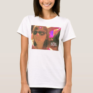ultravioletta flickakvinna för sBs T-tröja T Shirt