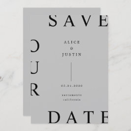 Ultrmodern layout Spara datum Inbjudningar