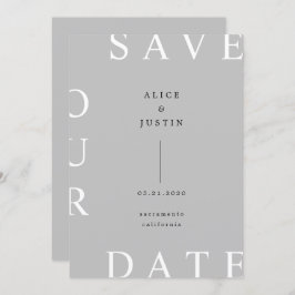 Ultrmodern layout Spara datum Inbjudningar