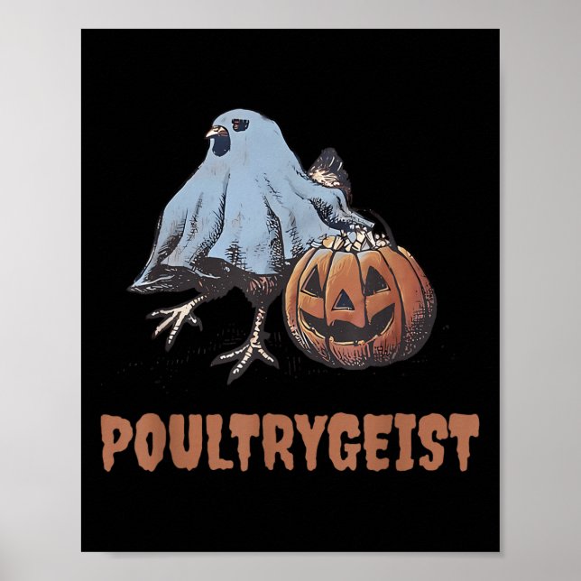 Ultrygeist Halloween Chicken Ghost Poster (Framsidan)