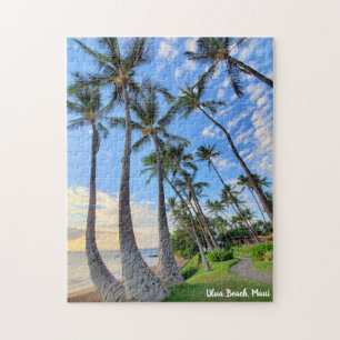 Ulua Beach Maui Handflatan Träd Pussel